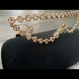 New GUCCI GG0364 Hollywood Forever Cat Eye Swarovski Crystals Glasses Frames